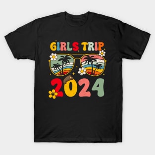 Girls Trip 2024 Weekend Summer Beach Vacation 2024 T-Shirt